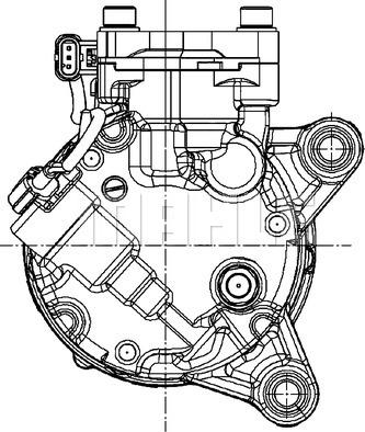 MAHLE ACP 601 000P - Компресор, климатизация vvparts.bg