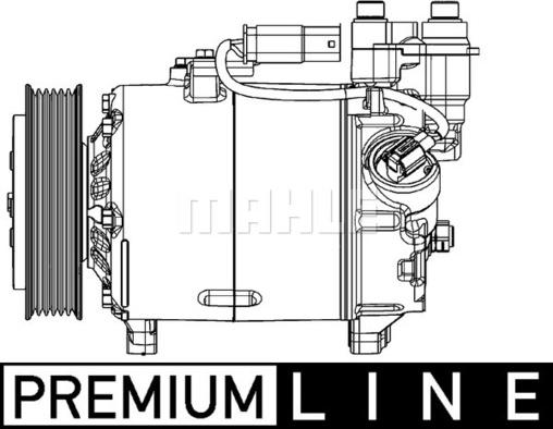 MAHLE ACP 601 000P - Компресор, климатизация vvparts.bg