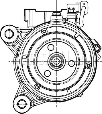 MAHLE ACP 601 000P - Компресор, климатизация vvparts.bg