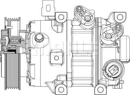 MAHLE ACP 635 000P - Компресор, климатизация vvparts.bg