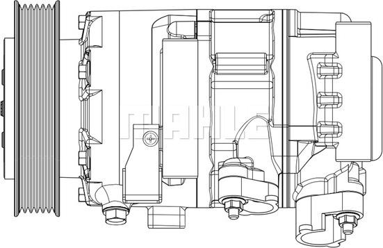 MAHLE ACP 635 000P - Компресор, климатизация vvparts.bg