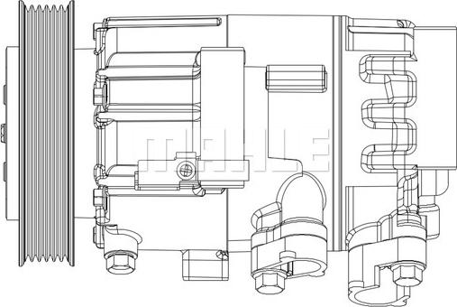 MAHLE ACP 630 000P - Компресор, климатизация vvparts.bg