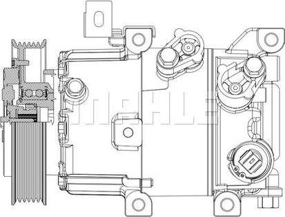 MAHLE ACP 630 000P - Компресор, климатизация vvparts.bg