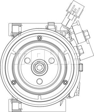 MAHLE ACP 632 000P - Компресор, климатизация vvparts.bg