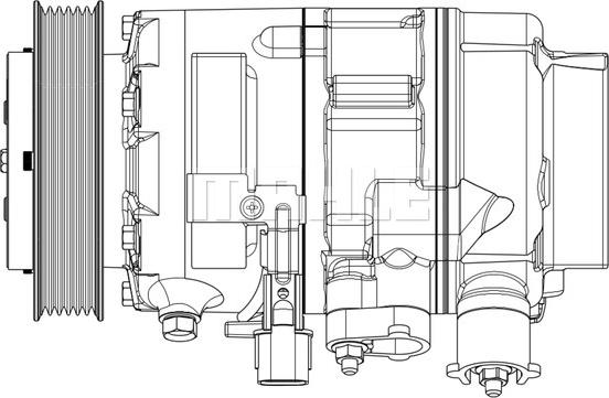 MAHLE ACP 637 000P - Компресор, климатизация vvparts.bg