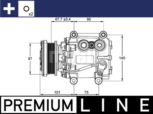 MAHLE ACP 1099 000P - Компресор, климатизация vvparts.bg