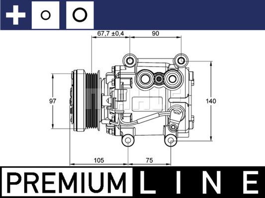 MAHLE ACP 1113 000P - Компресор, климатизация vvparts.bg