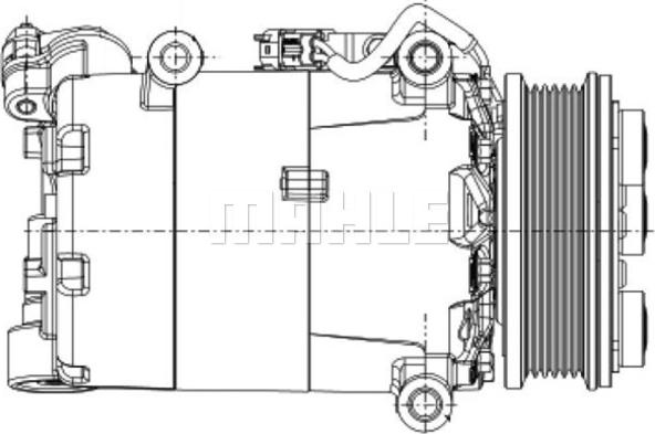 MAHLE ACP 1360 000P - Компресор, климатизация vvparts.bg