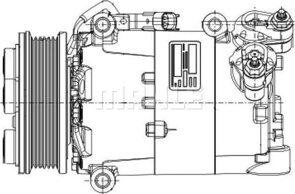 MAHLE ACP 1360 000P - Компресор, климатизация vvparts.bg