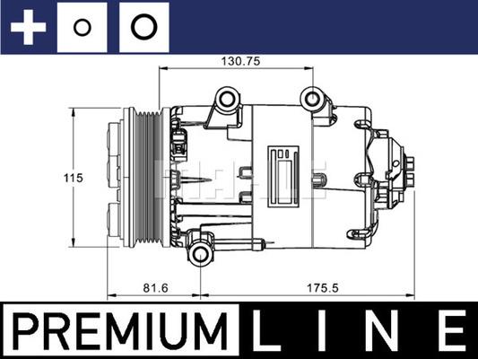 MAHLE ACP 1331 000P - Компресор, климатизация vvparts.bg