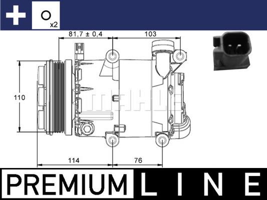 MAHLE ACP 866 000P - Компресор, климатизация vvparts.bg