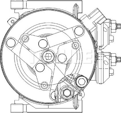 MAHLE ACP 310 000P - Компресор, климатизация vvparts.bg