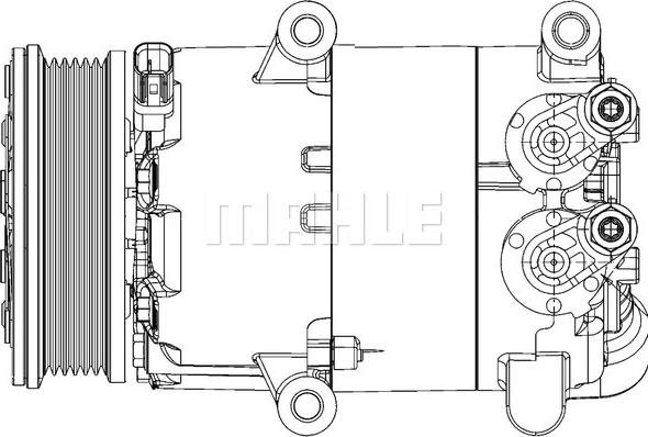 MAHLE ACP 310 000P - Компресор, климатизация vvparts.bg