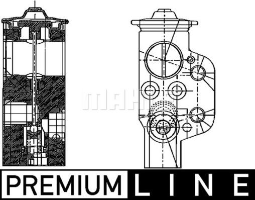 MAHLE AVE 58 000P - Разширителен клапан, климатизация vvparts.bg