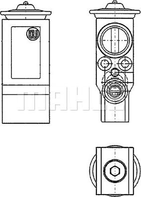 MAHLE AVE 61 000P - Разширителен клапан, климатизация vvparts.bg