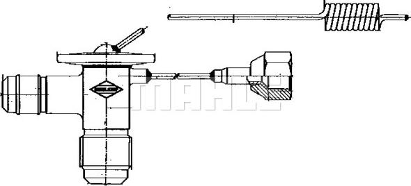 MAHLE AVE 84 000S - Разширителен клапан, климатизация vvparts.bg