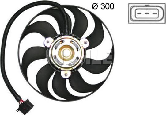 MAHLE CFF 377 000S - Вентилатор, охлаждане на двигателя vvparts.bg