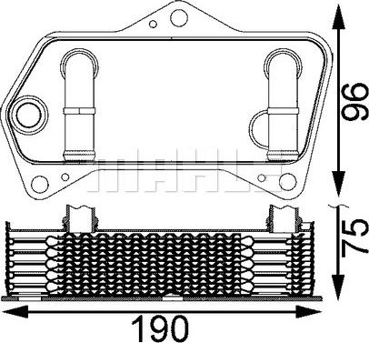 MAHLE CLC 202 000S - Маслен радиатор, автоматична трансмисия vvparts.bg