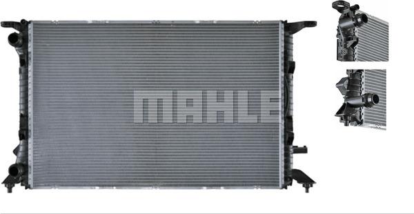 MAHLE CR 905 000P - Радиатор, охлаждане на двигателя vvparts.bg