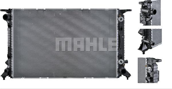 MAHLE CR 912 000P - Радиатор, охлаждане на двигателя vvparts.bg