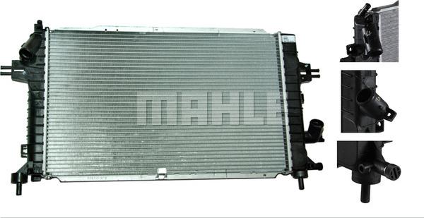 MAHLE CR 920 000P - Радиатор, охлаждане на двигателя vvparts.bg