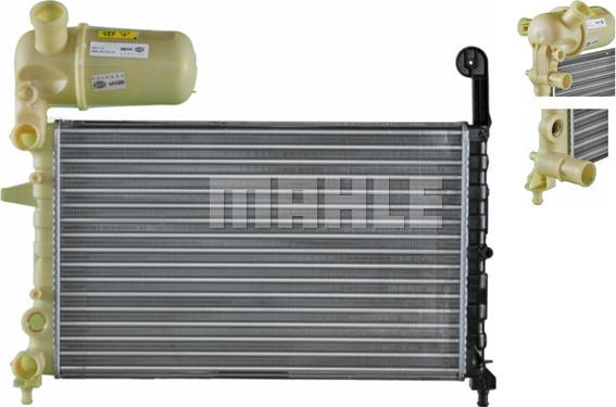 MAHLE CR 448 000S - Радиатор, охлаждане на двигателя vvparts.bg