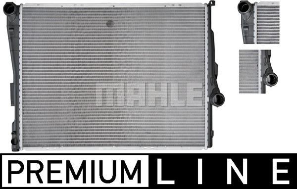 MAHLE CR 455 000P - Радиатор, охлаждане на двигателя vvparts.bg
