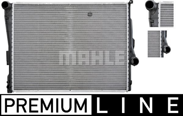 MAHLE CR 458 000P - Радиатор, охлаждане на двигателя vvparts.bg