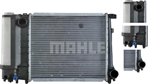 MAHLE CR 483 000S - Радиатор, охлаждане на двигателя vvparts.bg