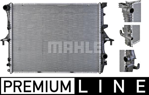 MAHLE CR 568 000P - Радиатор, охлаждане на двигателя vvparts.bg