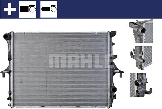 MAHLE CR 568 000S - Радиатор, охлаждане на двигателя vvparts.bg