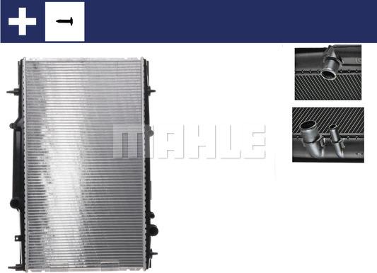 MAHLE CR 503 000S - Радиатор, охлаждане на двигателя vvparts.bg