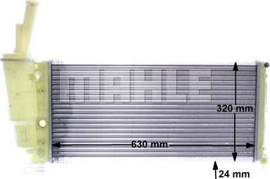 MAHLE CR 517 000S - Радиатор, охлаждане на двигателя vvparts.bg