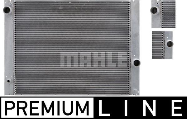 MAHLE CR 580 000P - Радиатор, охлаждане на двигателя vvparts.bg