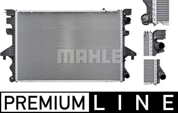 MAHLE CR 583 000P - Радиатор, охлаждане на двигателя vvparts.bg