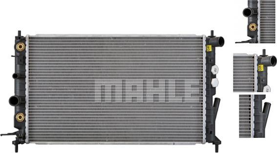 MAHLE CR 649 000S - Радиатор, охлаждане на двигателя vvparts.bg