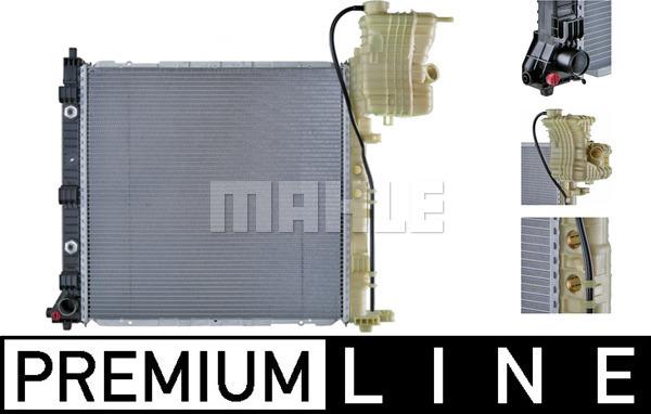 MAHLE CR 681 000P - Радиатор, охлаждане на двигателя vvparts.bg