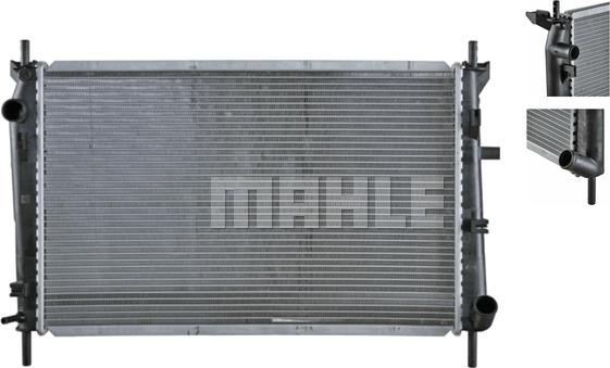 MAHLE CR 629 000S - Радиатор, охлаждане на двигателя vvparts.bg