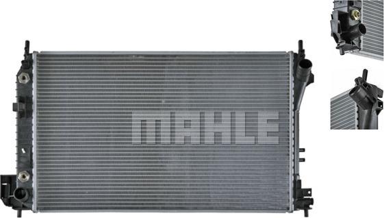 MAHLE CR 1497 000S - Радиатор, охлаждане на двигателя vvparts.bg