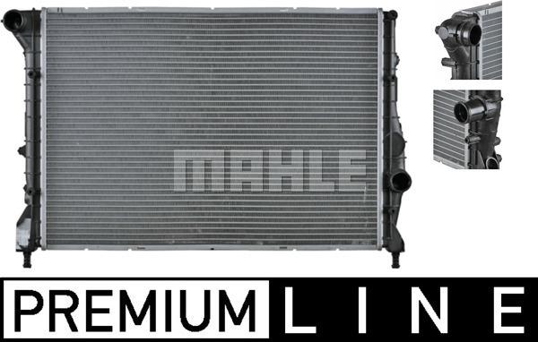 MAHLE CR 1413 000P - Радиатор, охлаждане на двигателя vvparts.bg