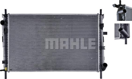 MAHLE CR 154 000S - Радиатор, охлаждане на двигателя vvparts.bg