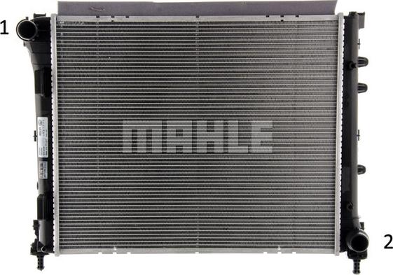 MAHLE CR 1586 000P - Радиатор, охлаждане на двигателя vvparts.bg