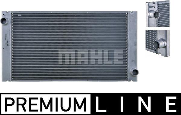 MAHLE CR 1095 000P - Радиатор, охлаждане на двигателя vvparts.bg