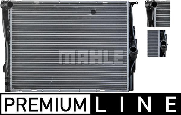 MAHLE CR 1089 000P - Радиатор, охлаждане на двигателя vvparts.bg