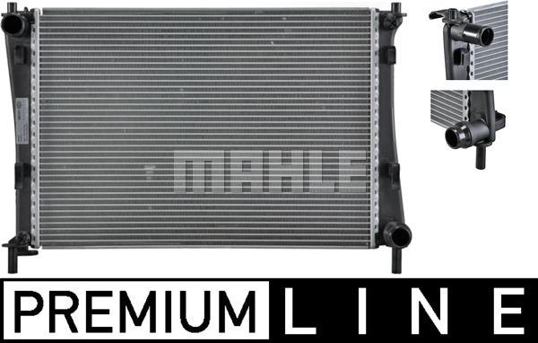 MAHLE CR 1355 000P - Радиатор, охлаждане на двигателя vvparts.bg