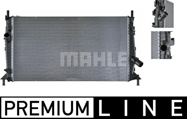 MAHLE CR 1351 000P - Радиатор, охлаждане на двигателя vvparts.bg