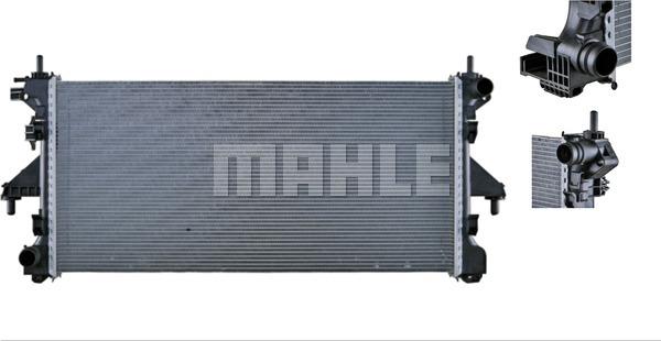 MAHLE CR 886 000P - Радиатор, охлаждане на двигателя vvparts.bg