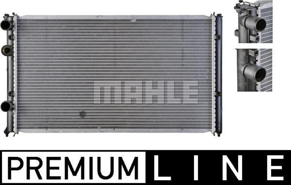 MAHLE CR 394 000P - Радиатор, охлаждане на двигателя vvparts.bg