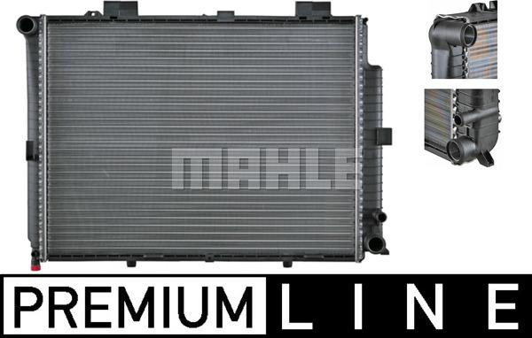 MAHLE CR 303 000P - Радиатор, охлаждане на двигателя vvparts.bg