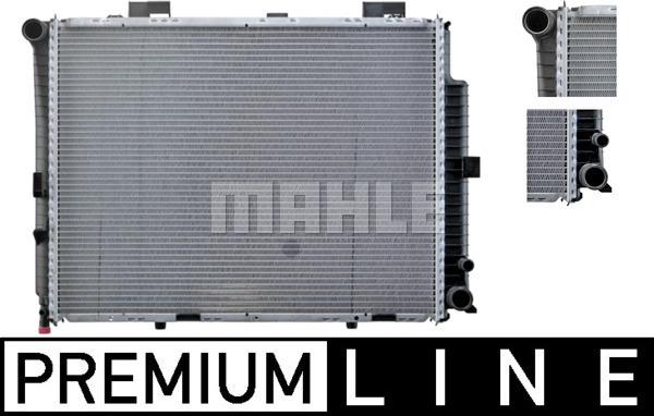 MAHLE CR 318 000P - Радиатор, охлаждане на двигателя vvparts.bg